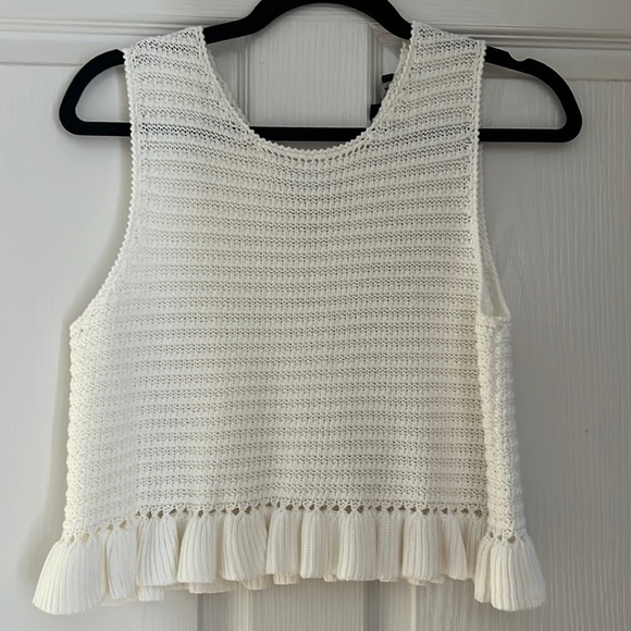 White crochet top - Picture 1 of 2